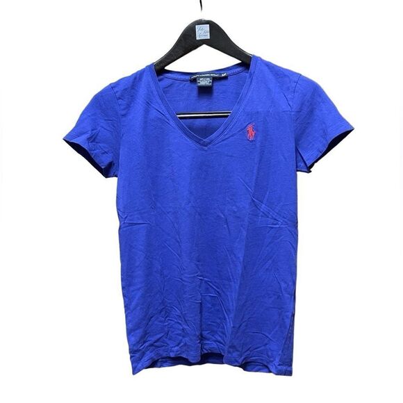 🌟70% OFF🌟Ralph Lauren Blue Logo Short Sleeve T-shirt - Picture 1 of 2